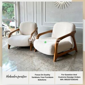 Kursi Single Sofa Ruang Tamu Kursi Santai Minimalis Modern