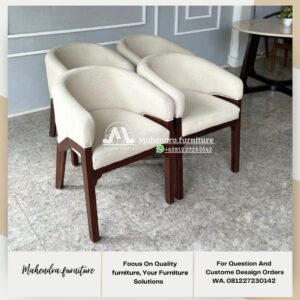 Kursi makan jati modern minimalis kursi makan jati busa nyaman