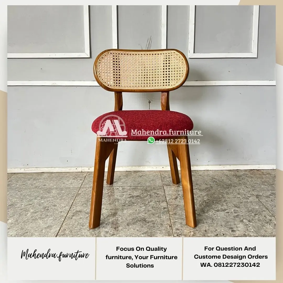 Kursi Makan Cafe Kayu Jati Kursi Cafe Jati Minimalis - Gambar 2