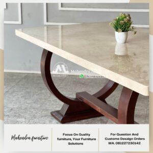 Meja Makan Marmer 180×90 Cm Minimalis Modern Premium - Gambar 6