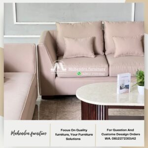 Set sofa keluarga modern mewah - Gambar 2