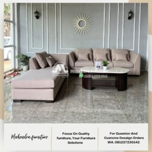 Set sofa keluarga modern mewah - Gambar 4