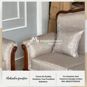 Set sofa tamu 321 seater mewah - Gambar 6