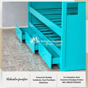 Dipan Tempat Tidur Anak Soring Laci 3 Minimalis - Gambar 4